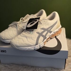 Asics White and Gray Sneakers
